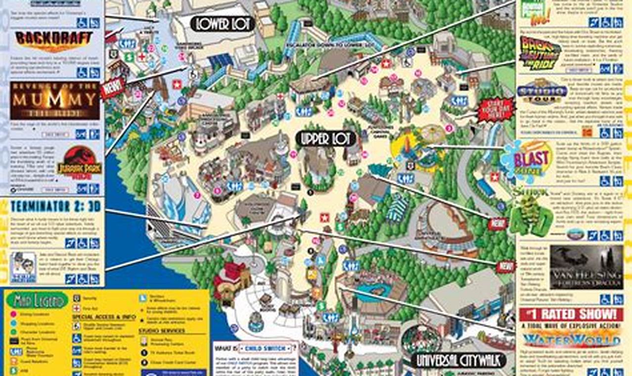Universal Studios Hollywood Map: [YOUR SUFFIX IDEA] | Study Travel Abroad | Explore Educational Trips & Global Learning Opportunities