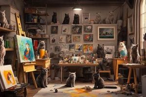 Purrfect Harmony: Cats at the Studio for Enhanced Creativity | Study Travel Abroad | Explore Educational Trips & Global Learning Opportunities