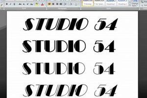 Studio 54 Font: The Glamorous Retro Style + Tips | Study Travel Abroad | Explore Educational Trips & Global Learning Opportunities