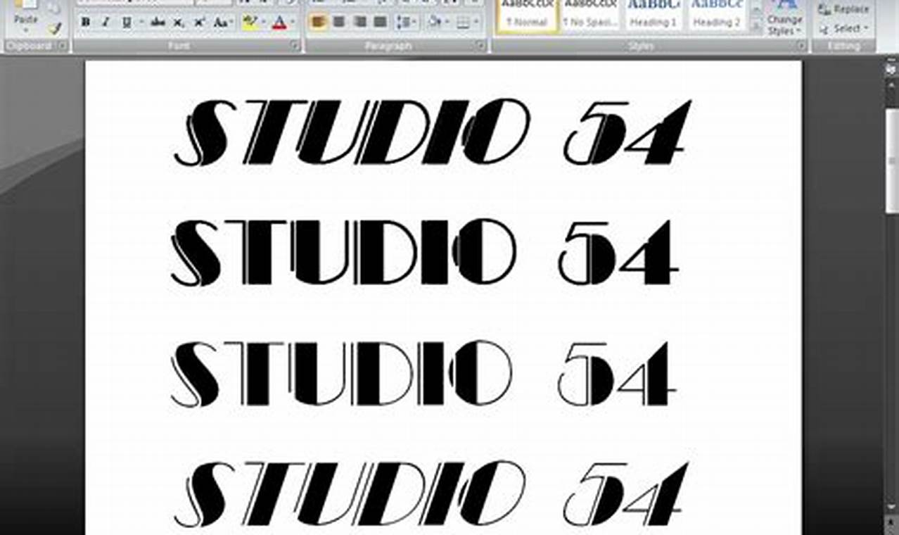 Studio 54 Font: The Glamorous Retro Style + Tips | Study Travel Abroad | Explore Educational Trips & Global Learning Opportunities