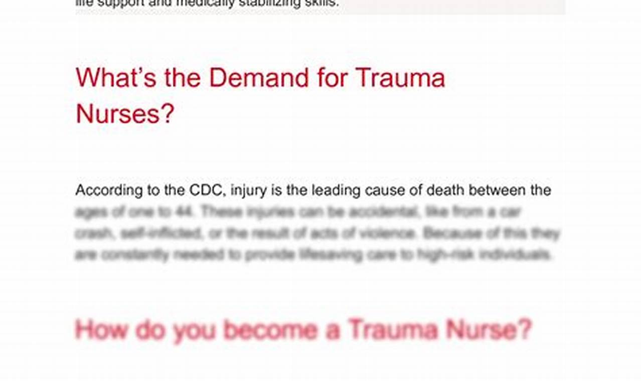 Prep for Trauma Nursing: Core Course Study Guide Tips | Study Travel Abroad | Explore Educational Trips & Global Learning Opportunities