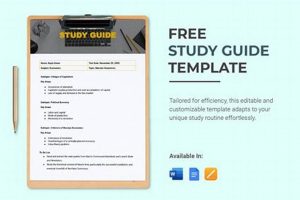 Free Google Docs Study Guide Template: Your Easy Prep | Study Travel Abroad | Explore Educational Trips & Global Learning Opportunities