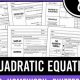 Quadratic Equations: Unit 8 Test Study Guide! | Study Travel Abroad | Explore Educational Trips & Global Learning Opportunities