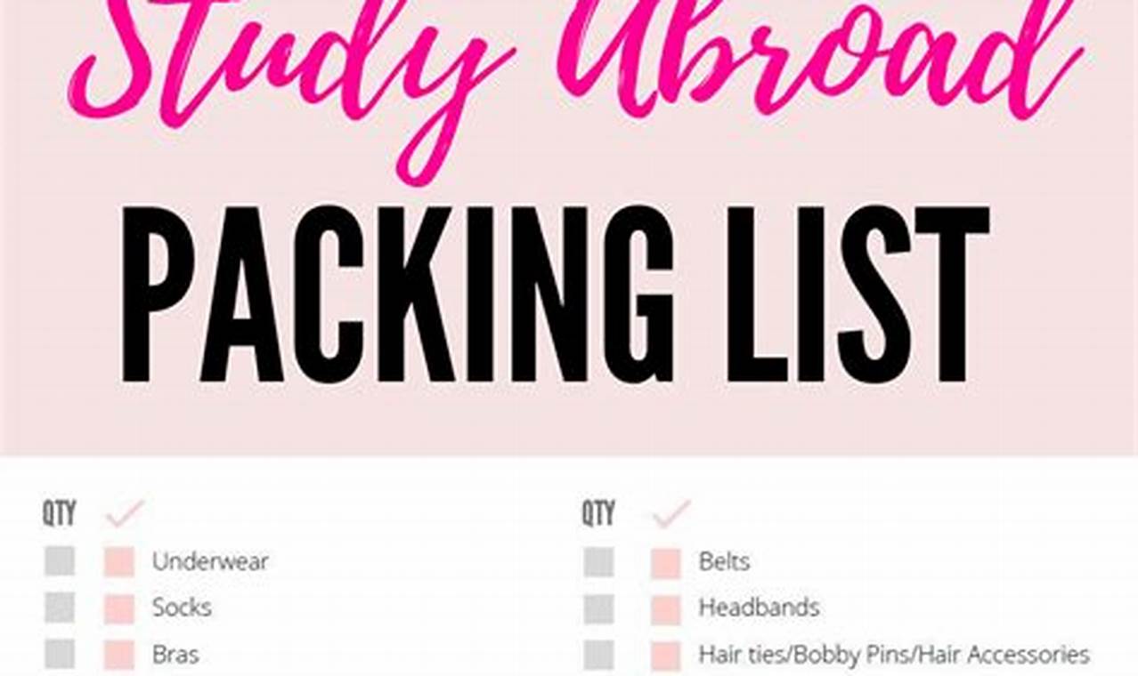 The Ultimate Study Abroad Checklist: Your Travel Guide | Study Travel Abroad | Explore Educational Trips & Global Learning Opportunities