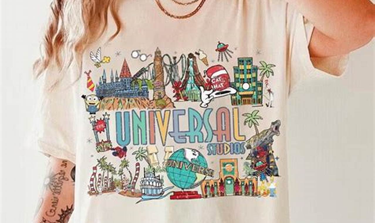 Shop Retro: Vintage Universal Studios Shirt Collection | Study Travel Abroad | Explore Educational Trips & Global Learning Opportunities