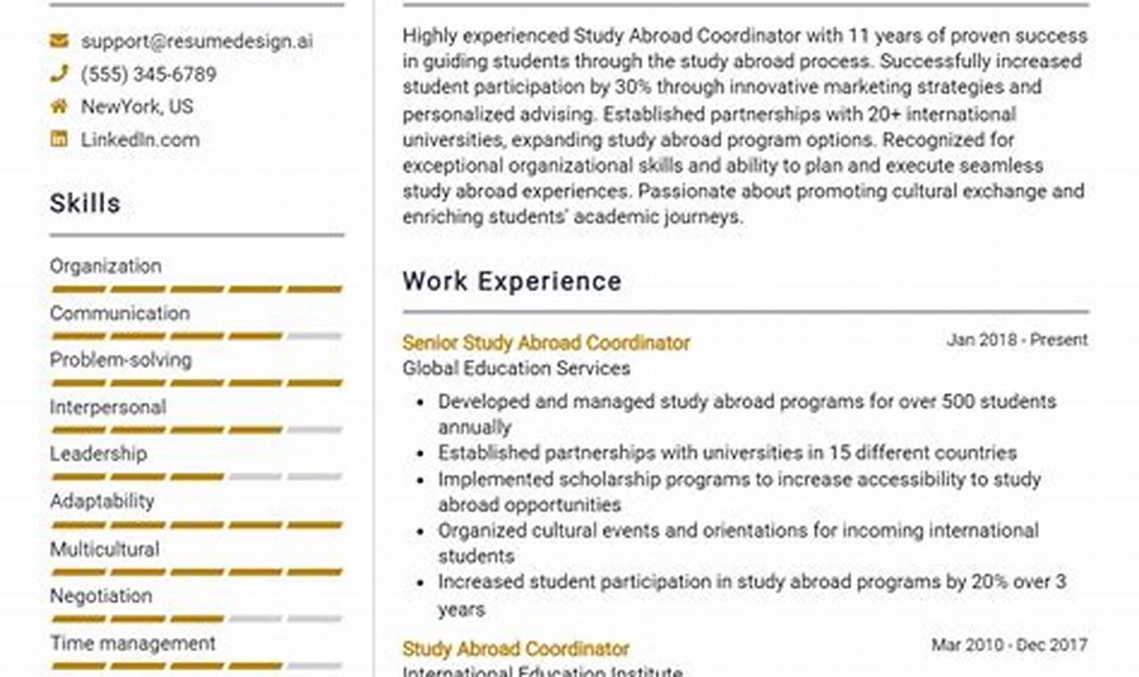 Perfect CV for Study Abroad: Your Key to Success | Study Travel Abroad | Explore Educational Trips & Global Learning Opportunities